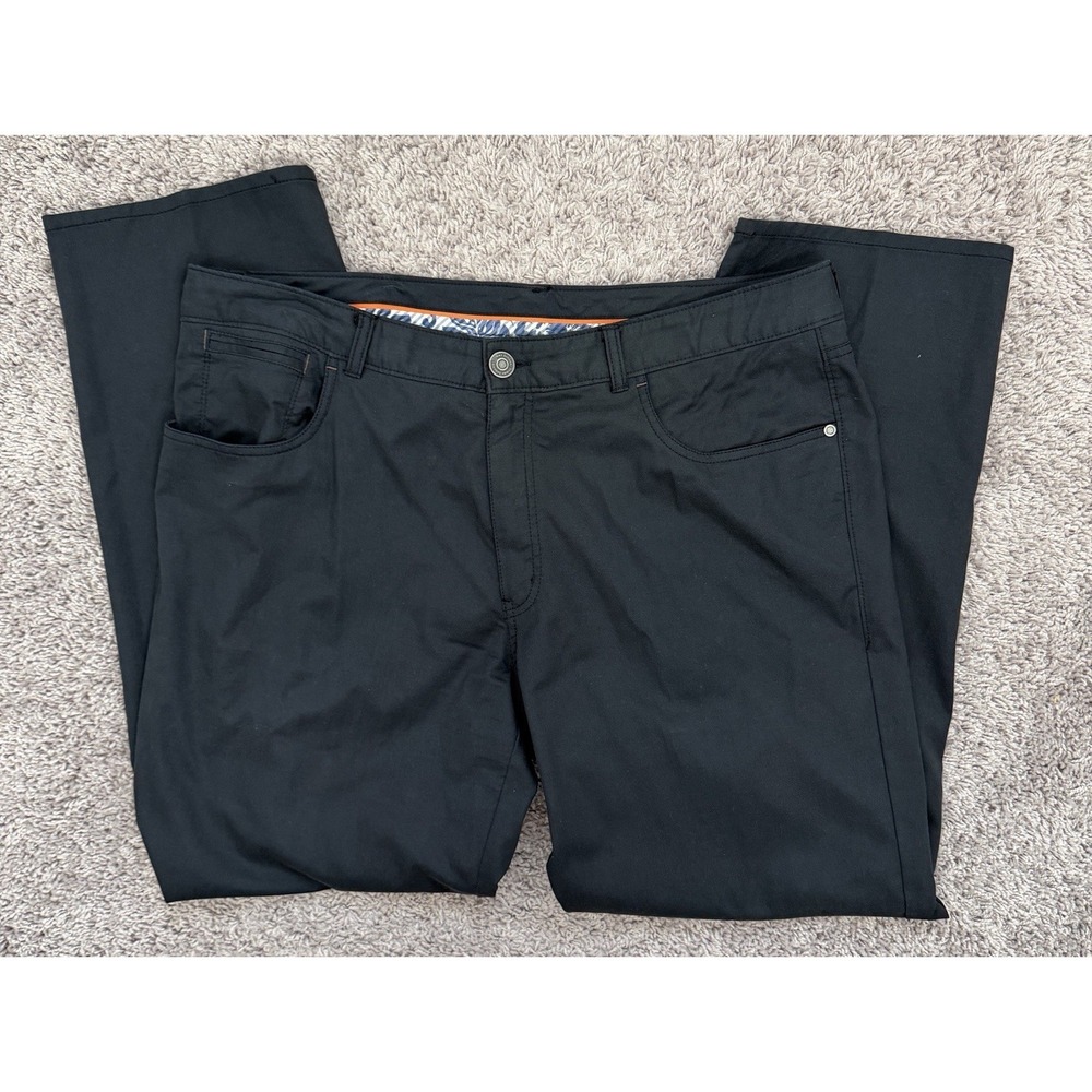Men's Tommy Bahama Pants Black Performance Size 38/30